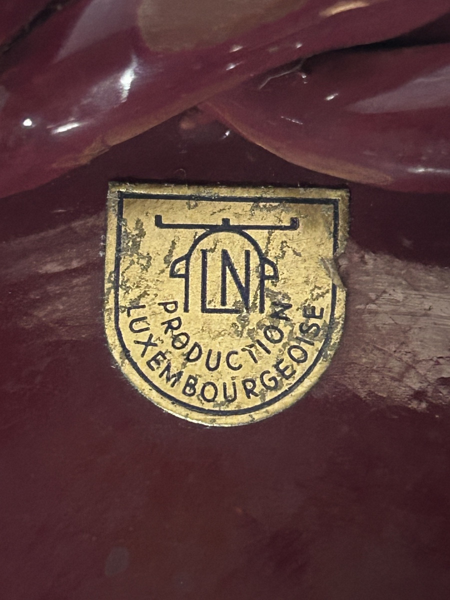 Léon Nosbusch, Art Deco Enameled Stoneware Plate-photo-4