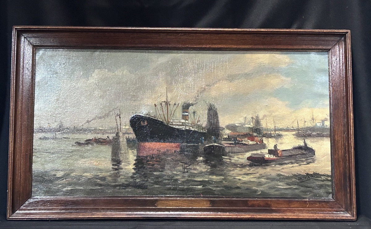 Jasmeg, Oil On Canvas-photo-2