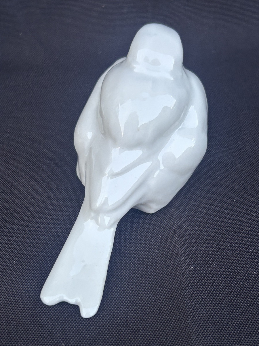 Lot de 5 figurines en porcelaines allemandes vers 1900, oiseaux-photo-5