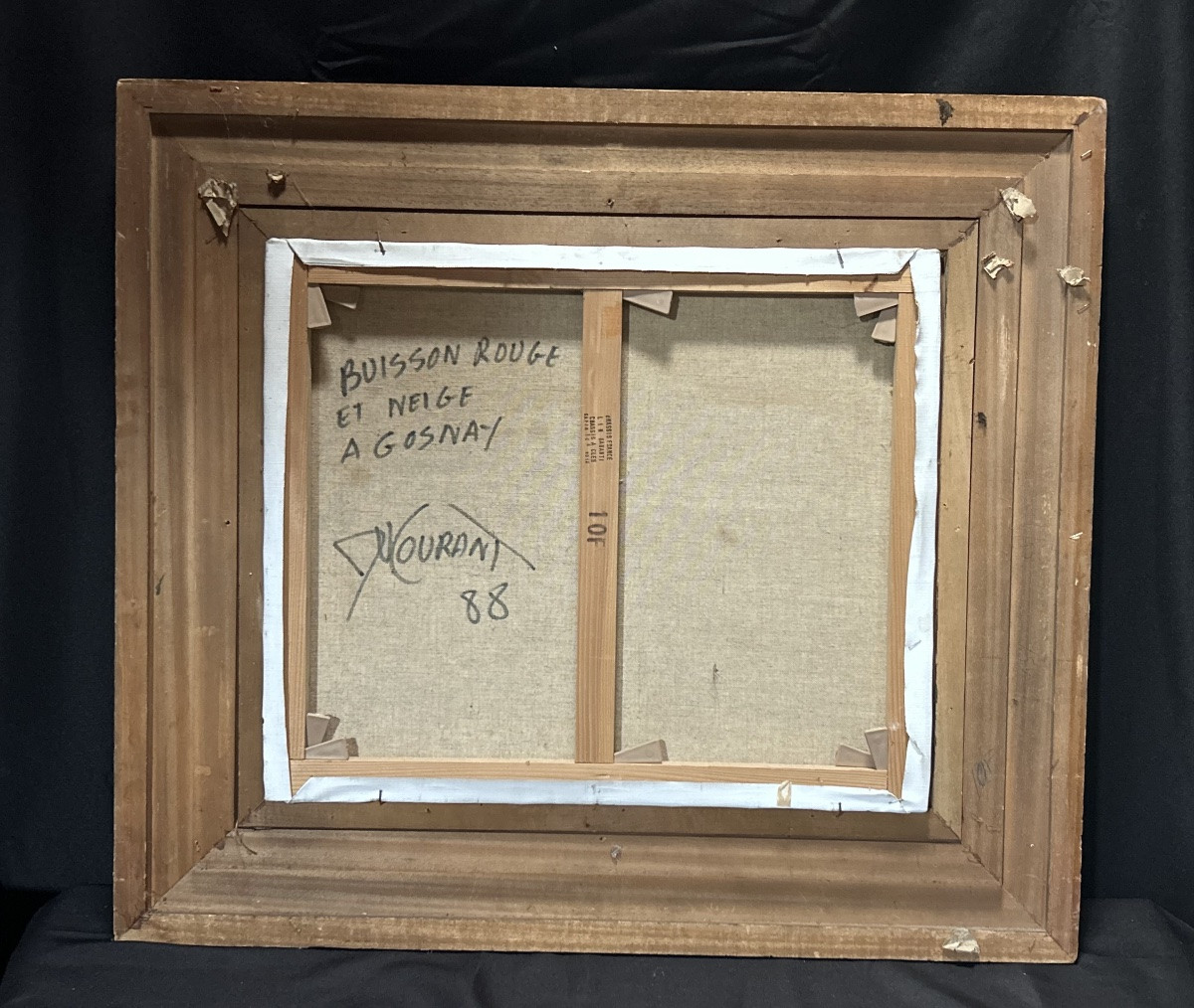 R. Ducourant, Oil On Canvas Landscape-photo-7