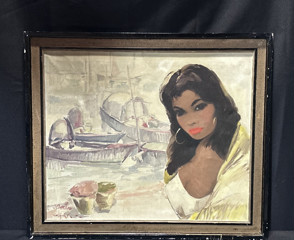 Willem Jilts Pol, Portrait Of A Woman Oil On Canvas-photo-2