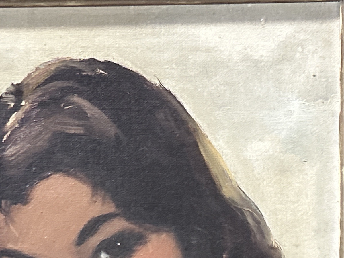 Willem Jilts Pol, Portrait Of A Woman Oil On Canvas-photo-1