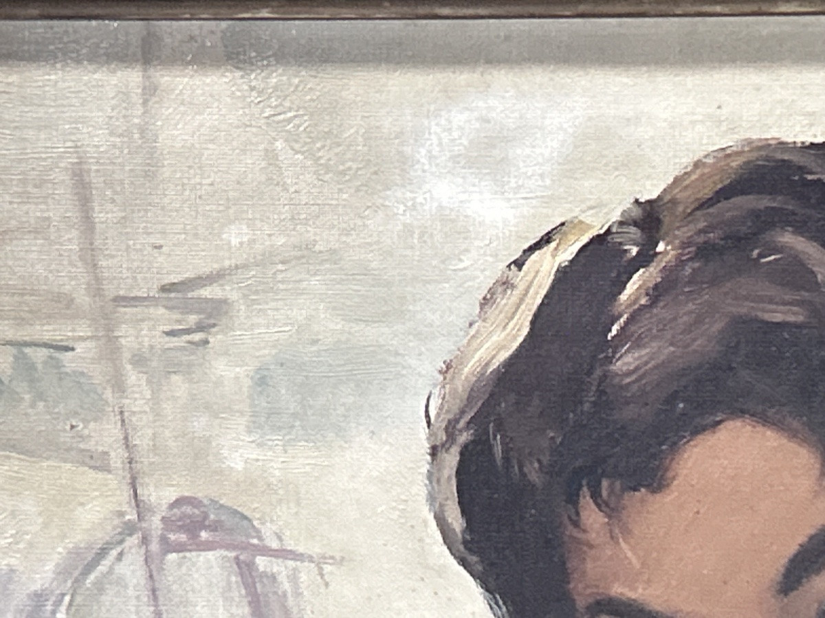 Willem Jilts Pol, Portrait Of A Woman Oil On Canvas-photo-2