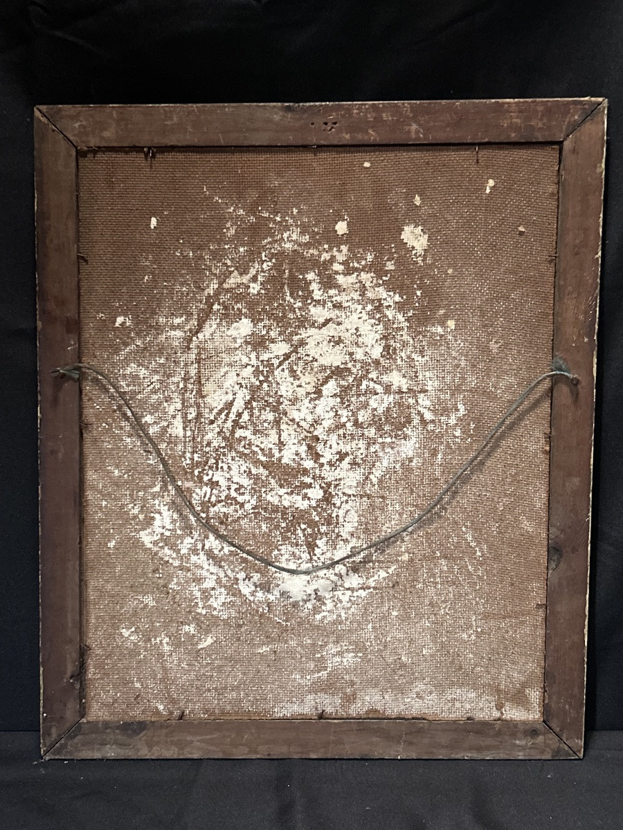 Oil On Panel, View Of The Old Town-photo-7