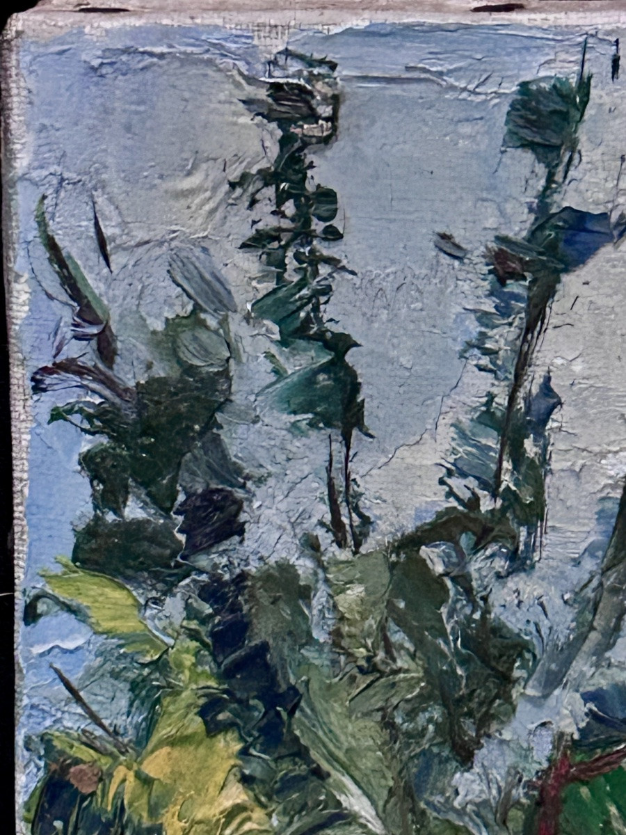 R. Lange, Oil On Canvas Orchard-photo-2