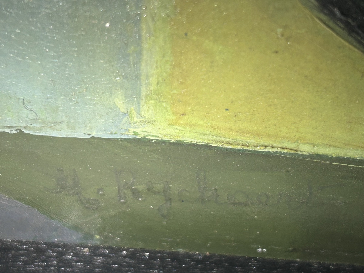 M. Ryckaert, Oil On Canvas Bouquet Of Flowers-photo-3