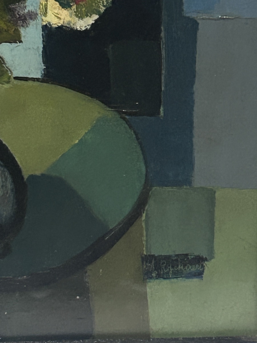 M. Ryckaert, Oil On Canvas Bouquet Of Flowers-photo-5