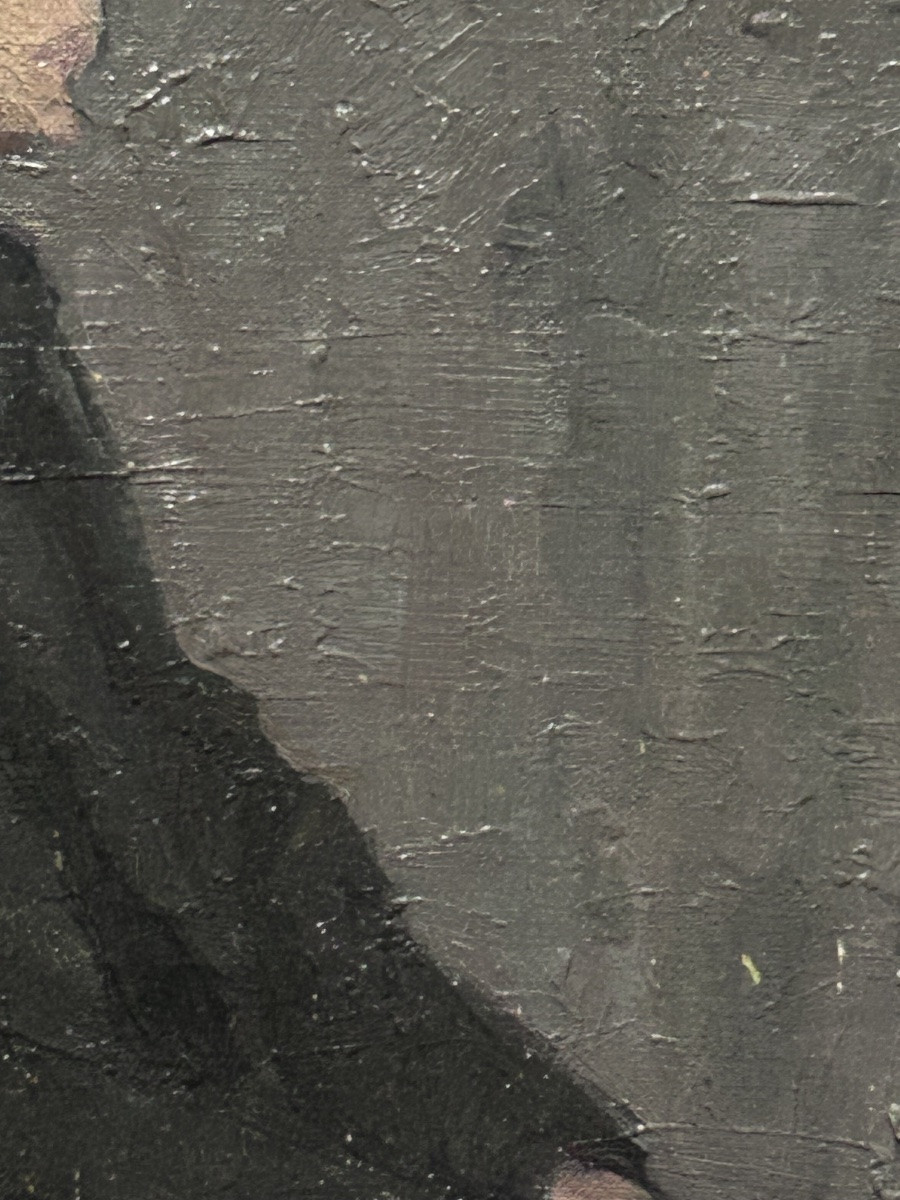 Léon Lehmann, Self-portrait Oil On Canvas-photo-3