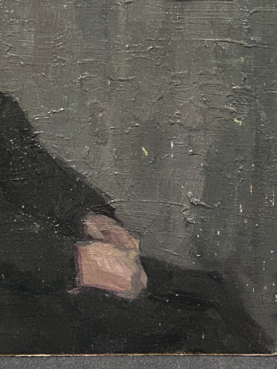 Léon Lehmann, Self-portrait Oil On Canvas-photo-4