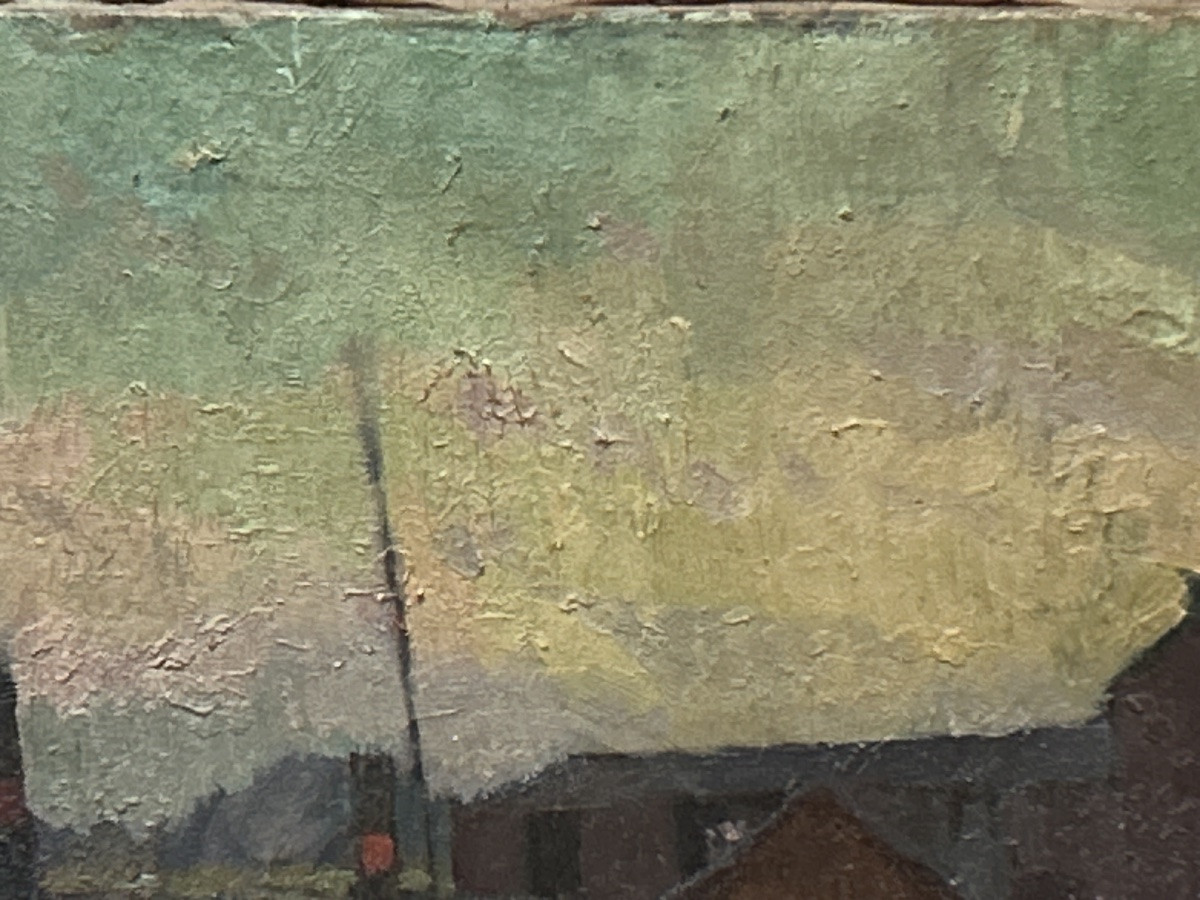 Wytterschaut, Oil On Canvas River Landscape-photo-1