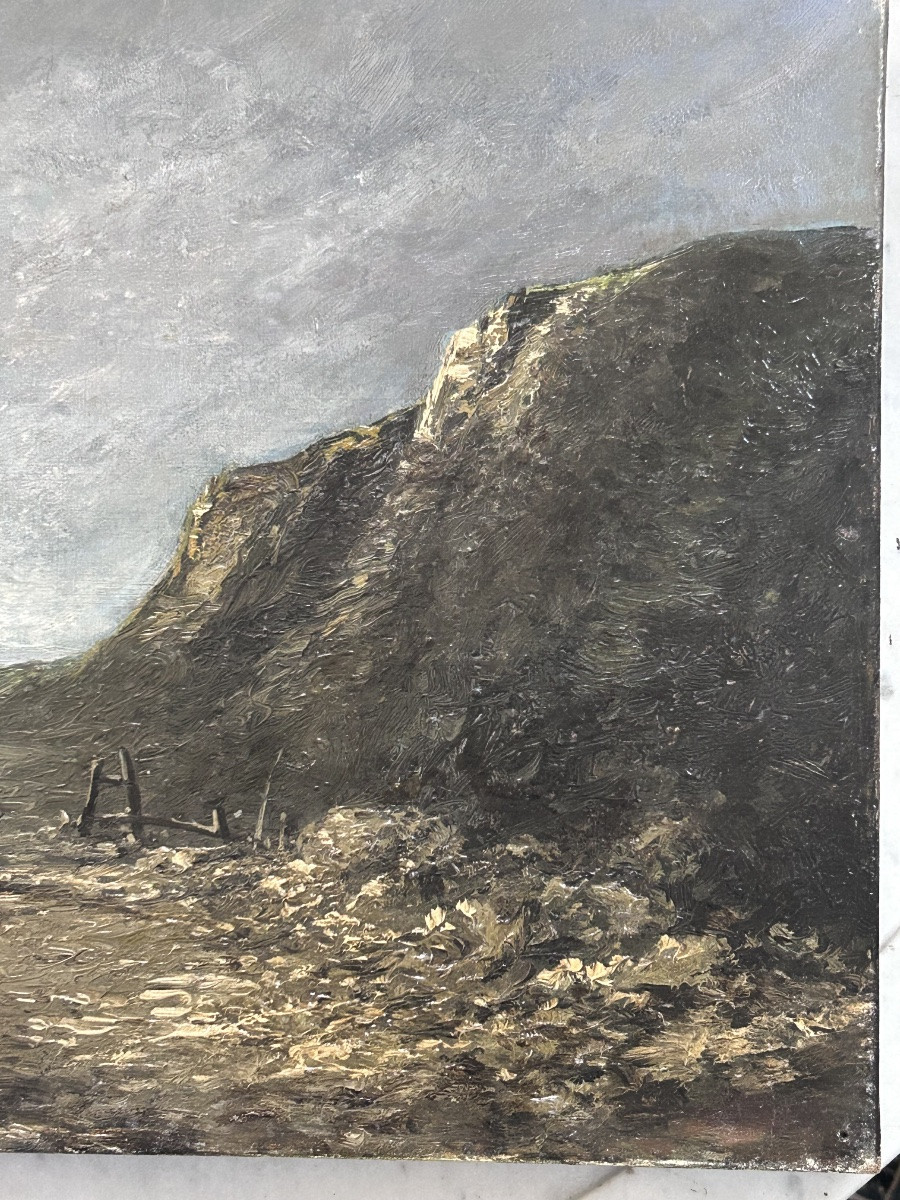 Ch. Cluytmans, paire de tableaux marine XIXe siècle -photo-4