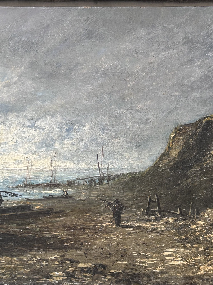 Ch. Cluytmans, paire de tableaux marine XIXe siècle -photo-1