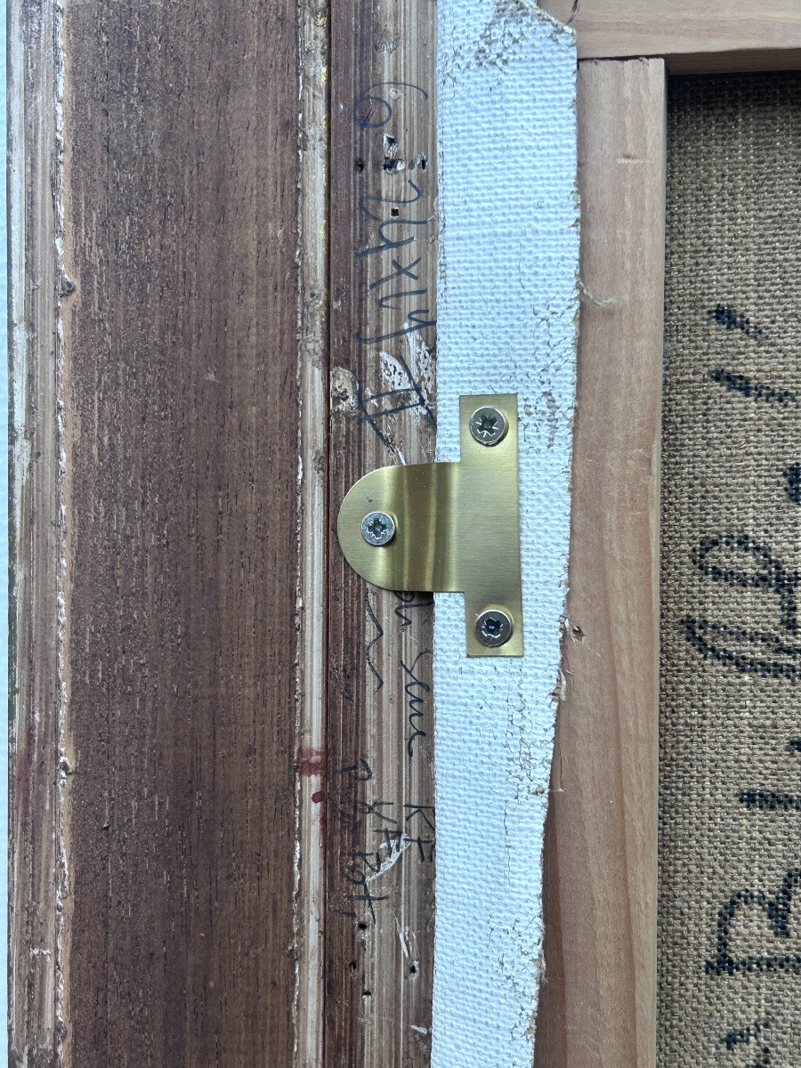 C. Tabet, huile sur toile scène de genre -photo-8