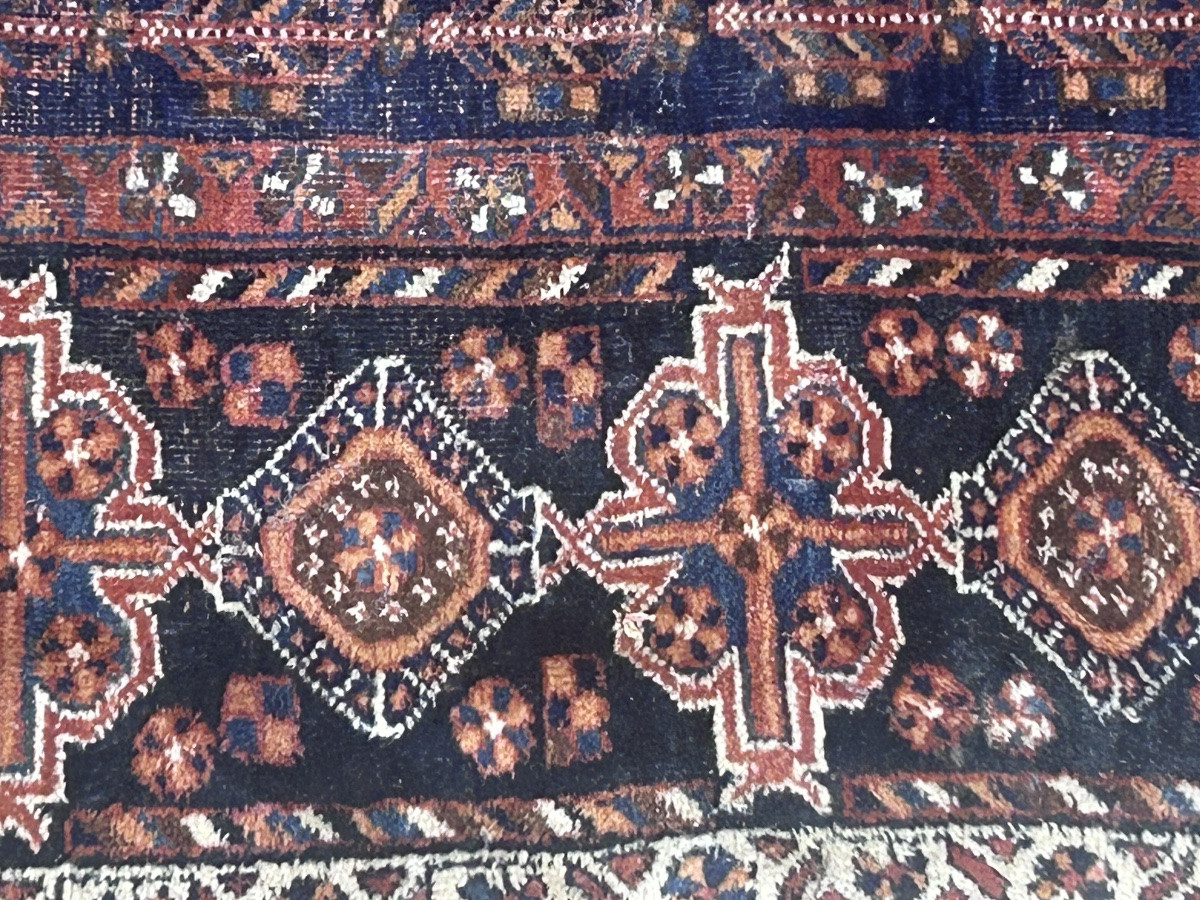 Ancien tapis de collection XXe siècle -photo-3