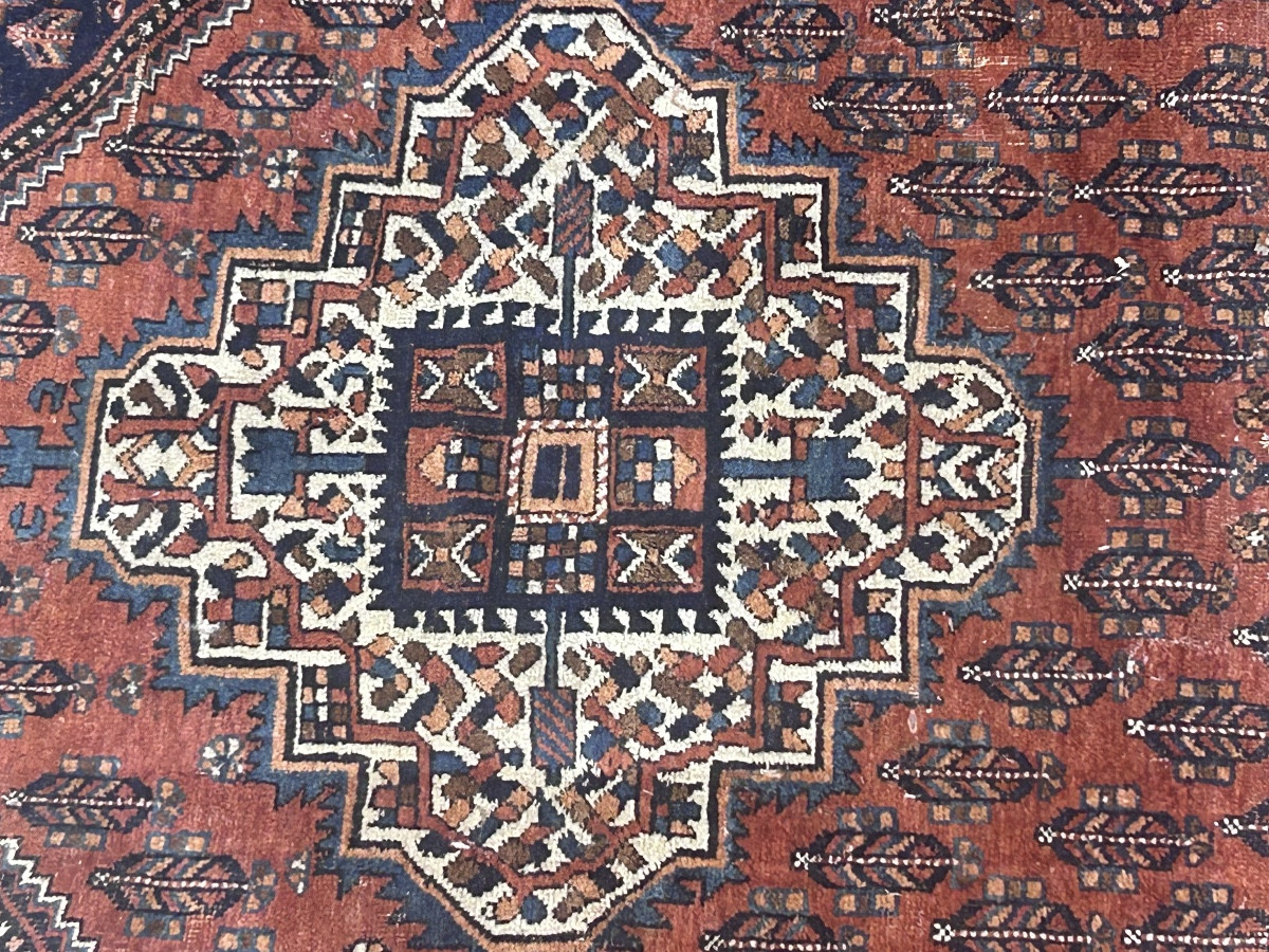 Ancien tapis de collection XXe siècle -photo-2
