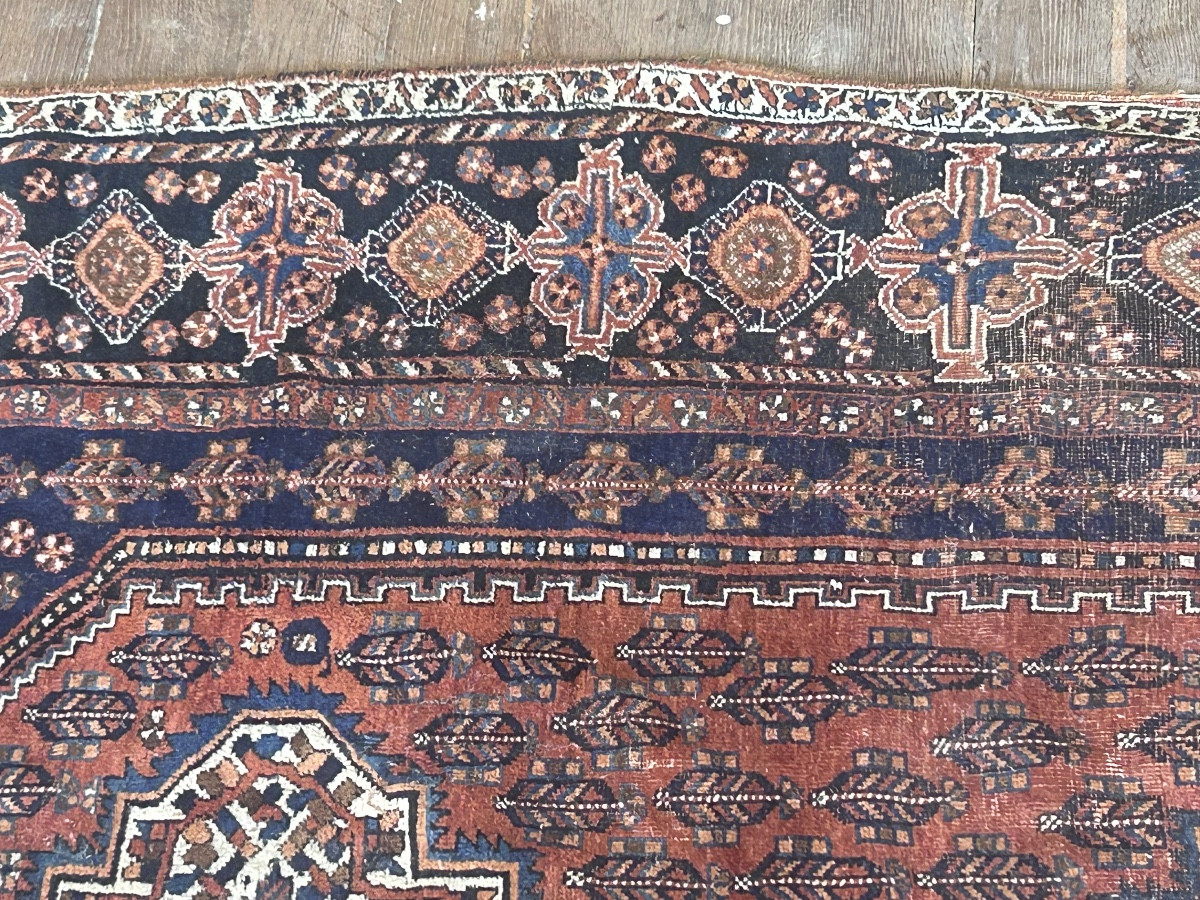 Ancien tapis de collection XXe siècle -photo-4