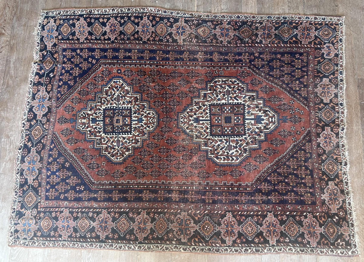 Ancien tapis de collection XXe siècle 
