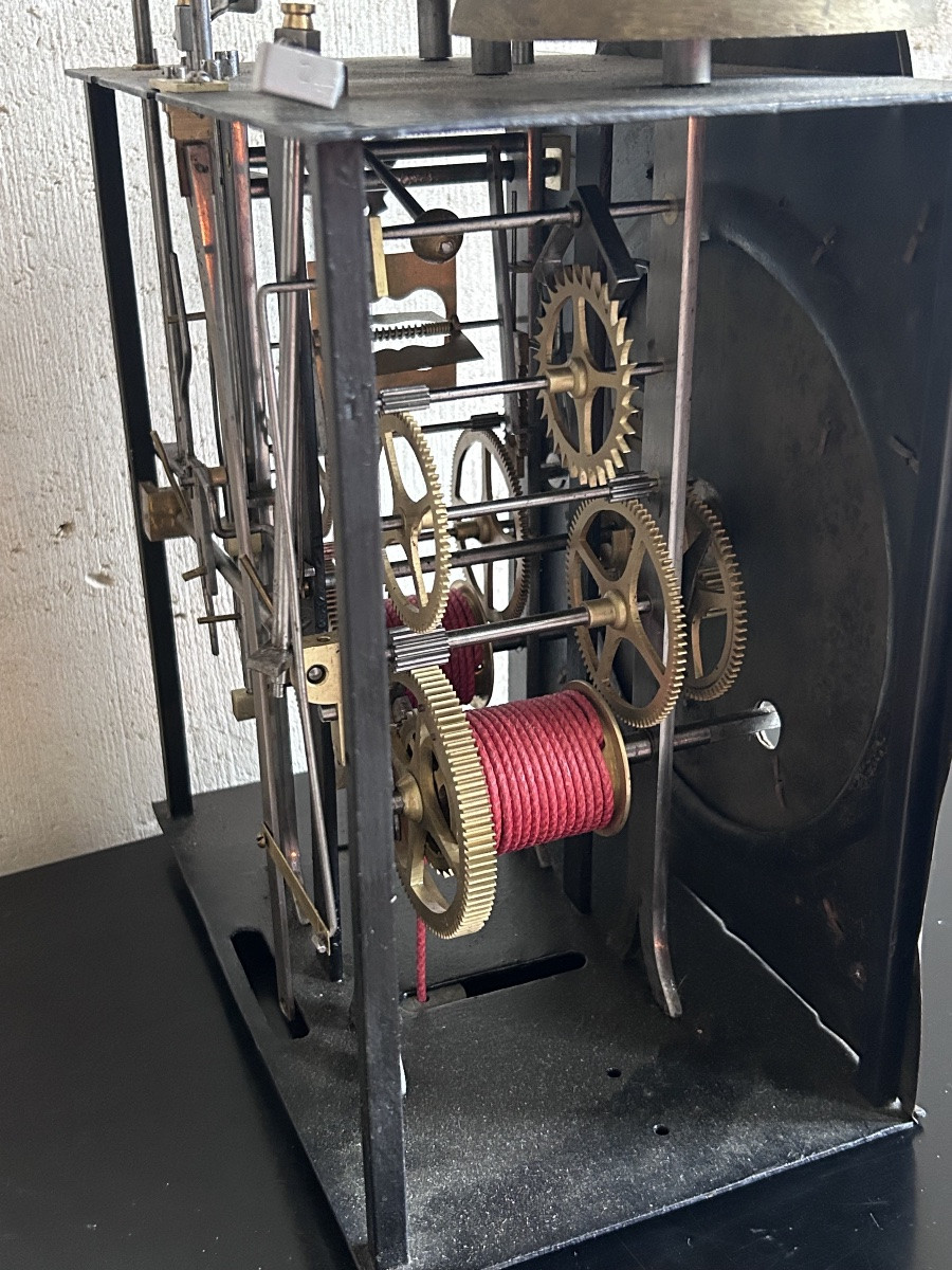 Mouvement d’horloge de parquet (comtoise à 3 cloches)-photo-3
