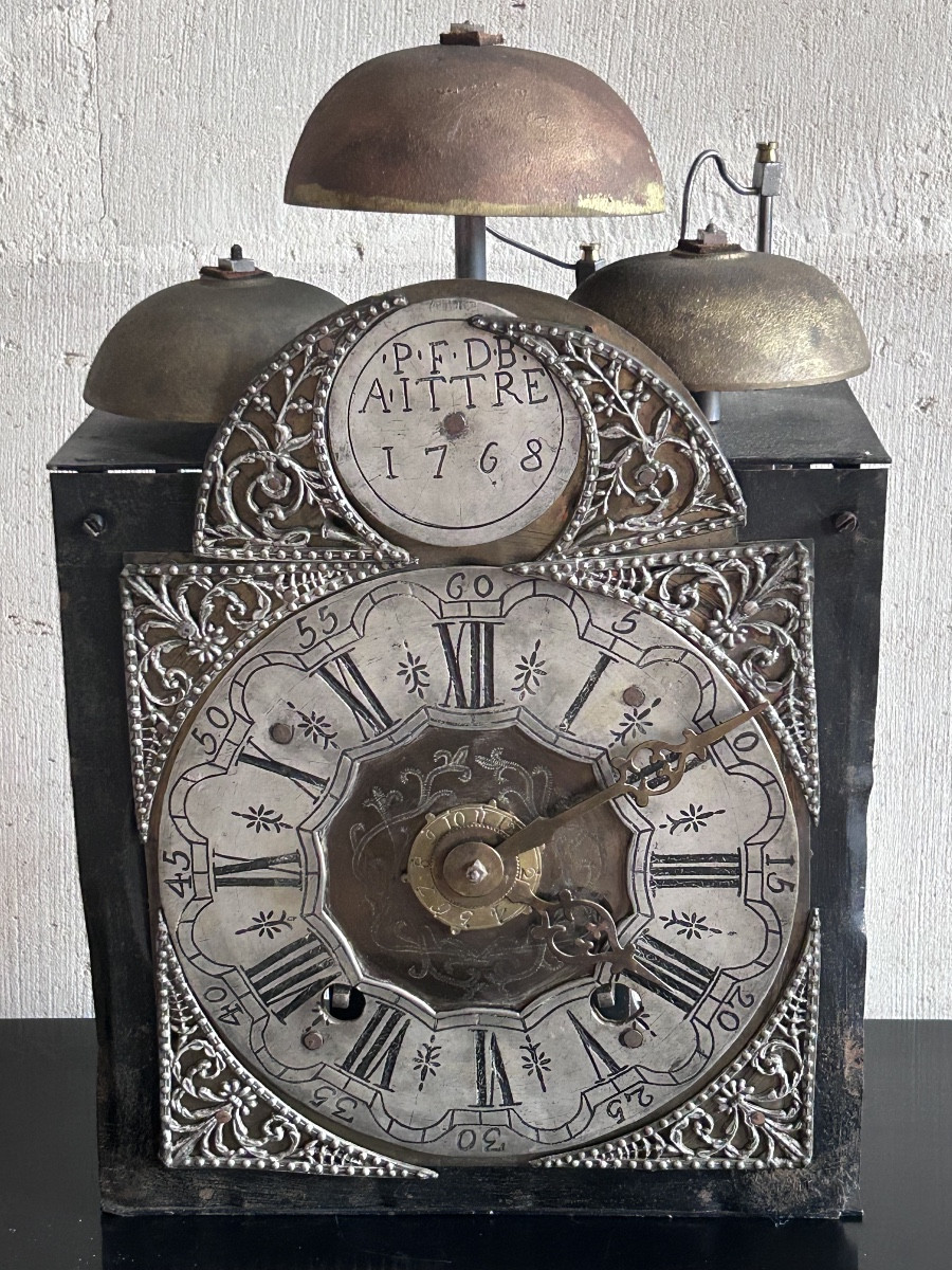 Mouvement d’horloge de parquet (comtoise à 3 cloches)