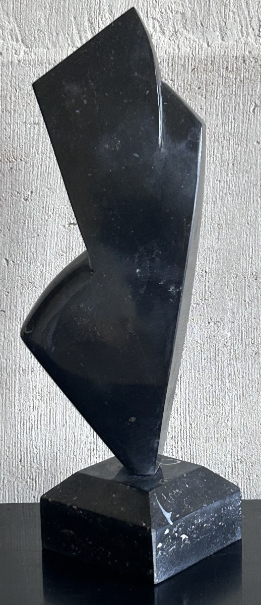 L. Wercollier, sculpture en marbre noir 