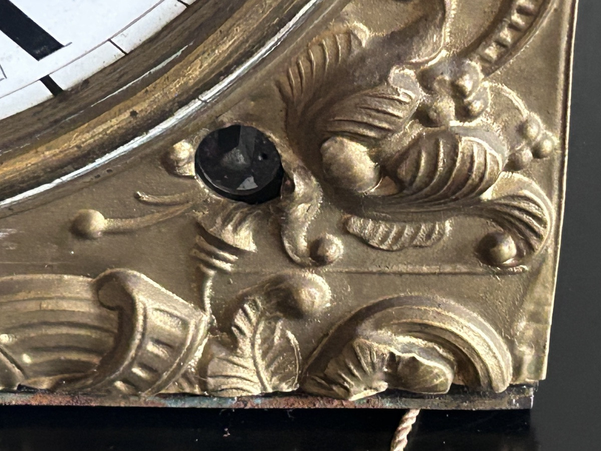 3-bell Floor Clock Movement 19th Century-photo-2