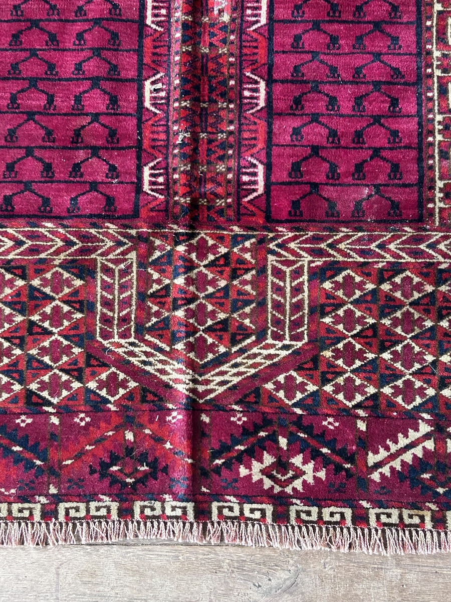 Ancien tapis de collection en laine -photo-3