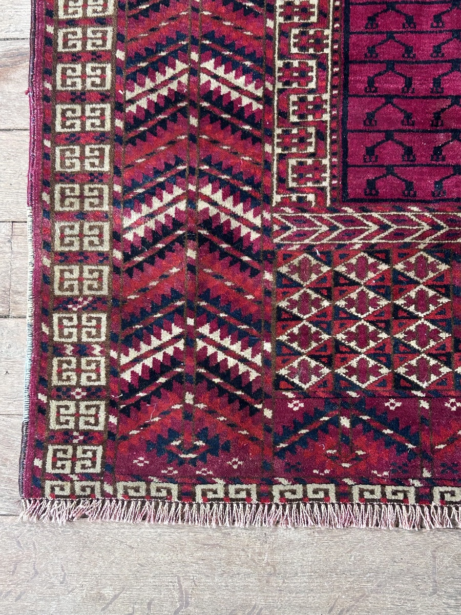 Ancien tapis de collection en laine -photo-4