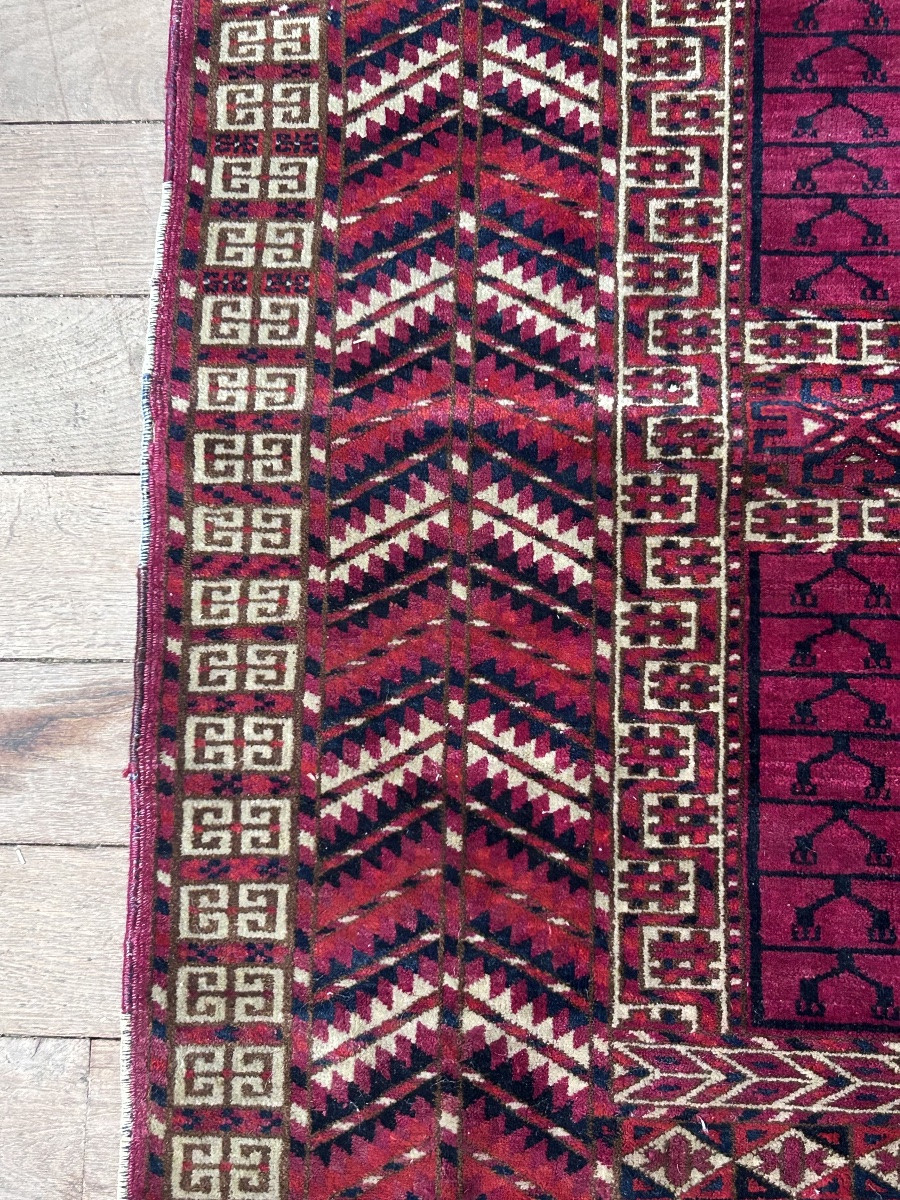 Ancien tapis de collection en laine -photo-1