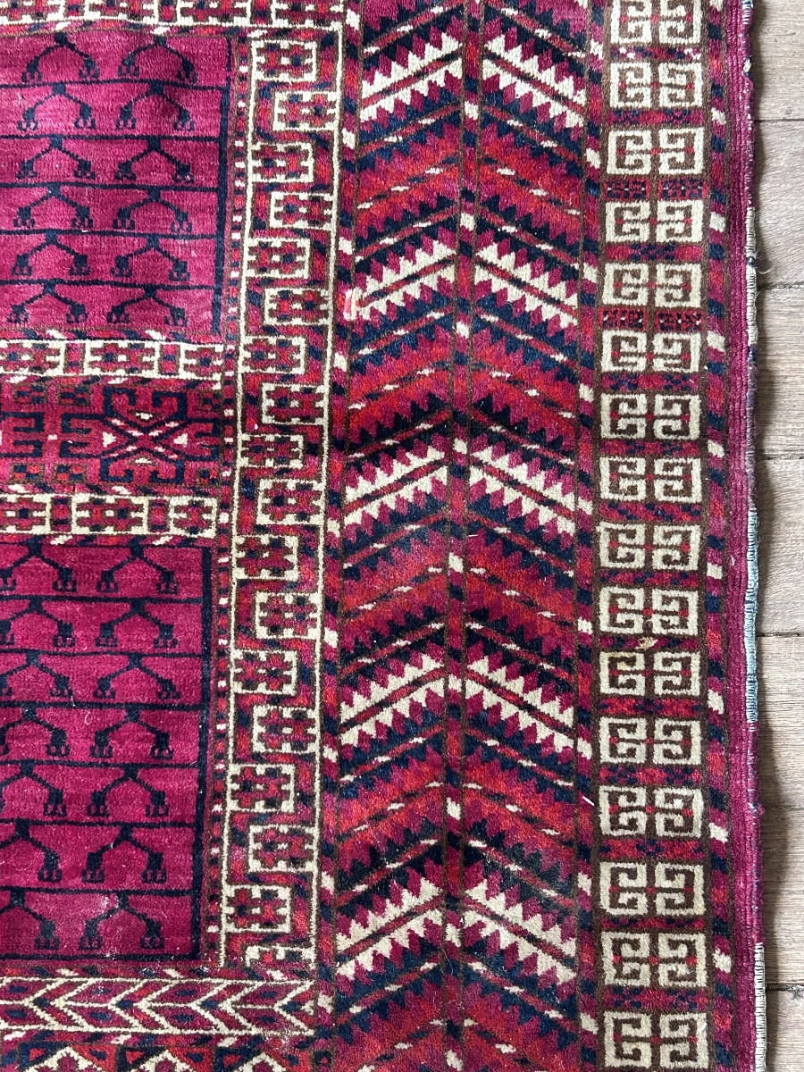 Ancien tapis de collection en laine -photo-3