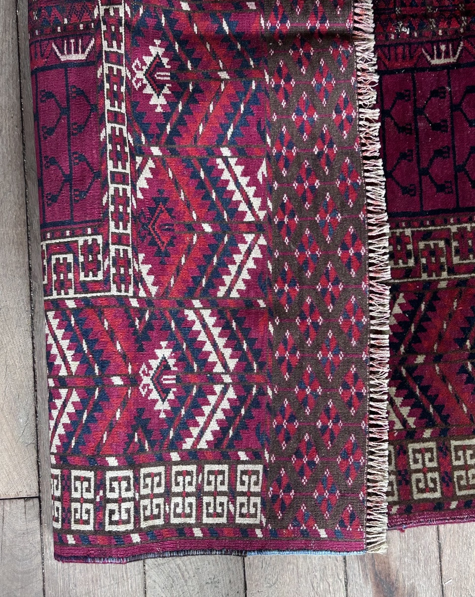 Ancien tapis de collection en laine -photo-7