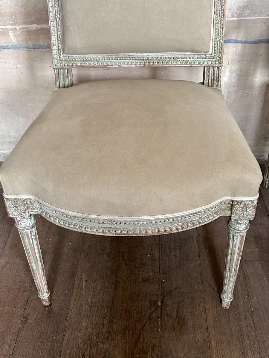 Salon 5 pièces Louis XVI fin XIXe siècle -photo-3