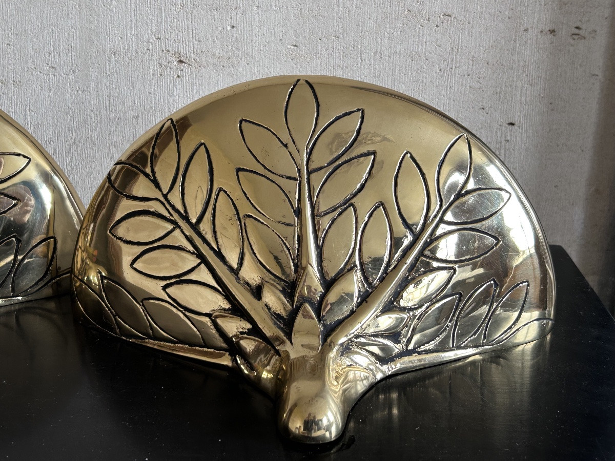 C.s Arte Firenze, Pair Of Wall Sconces In Gilded Brass-photo-2