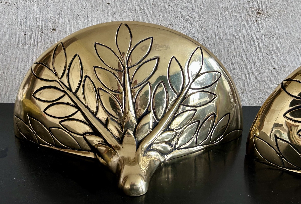 C.s Arte Firenze, Pair Of Wall Sconces In Gilded Brass-photo-3