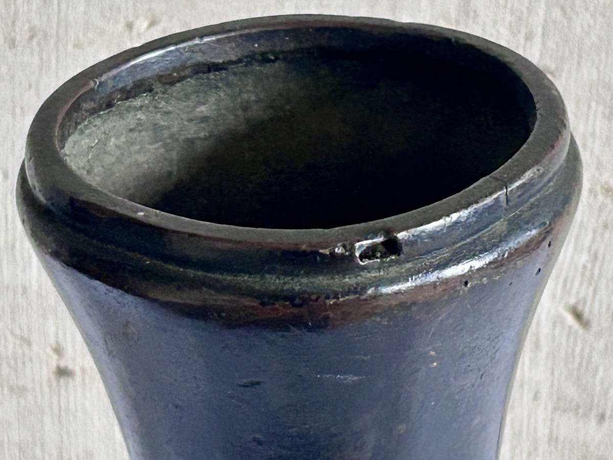 Antique Japanese Bronze Vase 19th Century-photo-4