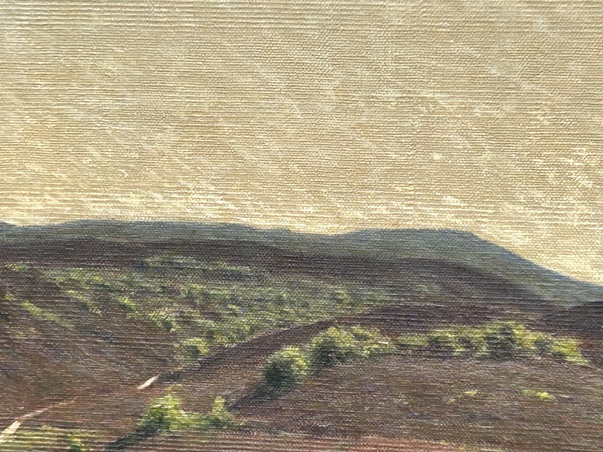 C. Beck, huile sur toile paysage danois -photo-1