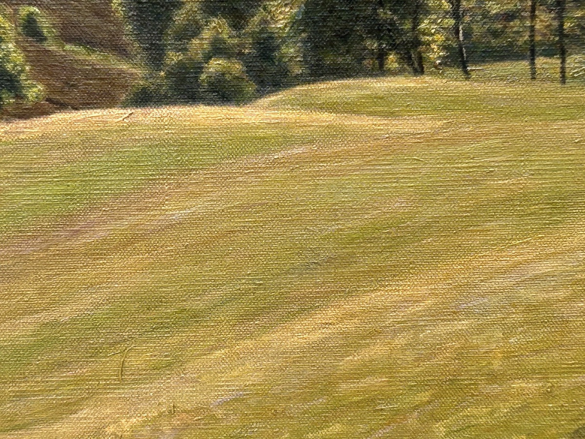 C. Beck, huile sur toile paysage danois -photo-4