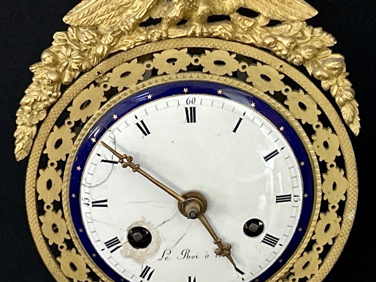 Leroy Paris, pendule squelette directoire -photo-3