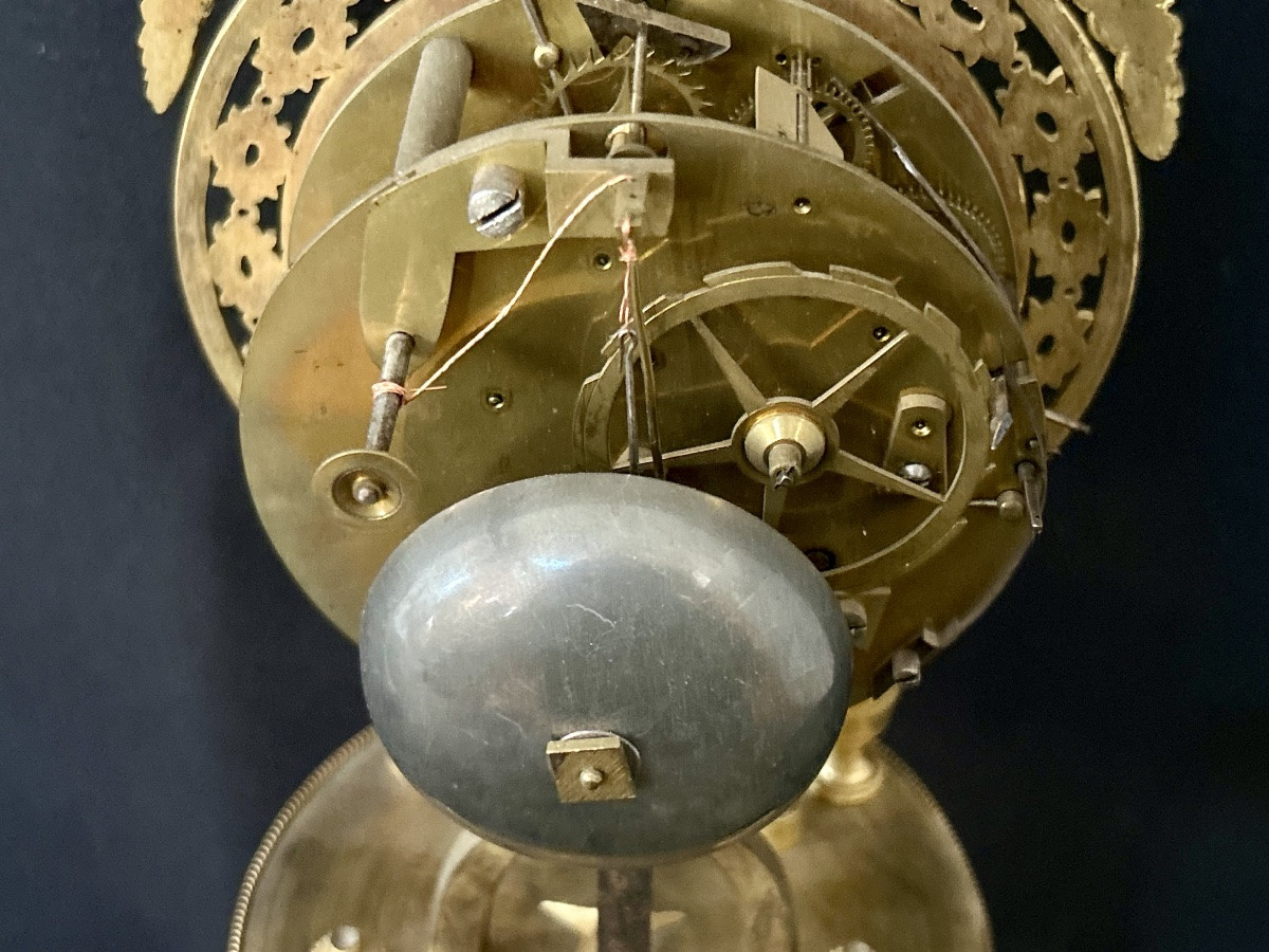 Leroy Paris, pendule squelette directoire -photo-3