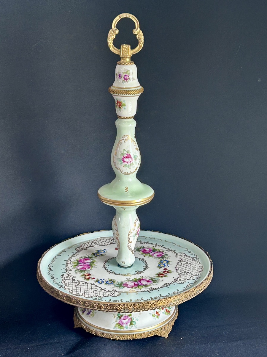 Silent Servant Made Of Porcelain And Bronze 