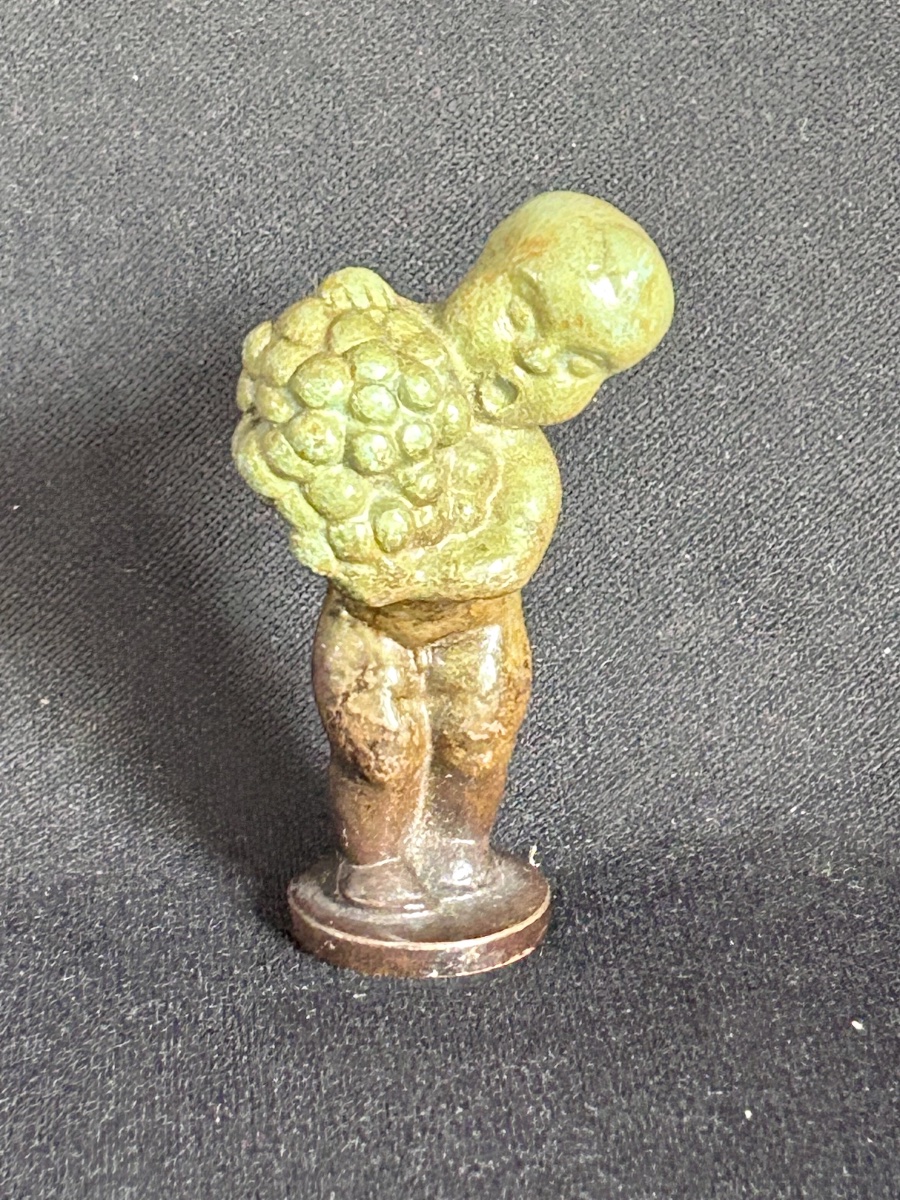 19th-century Patinated Bronze Seal -photo-1