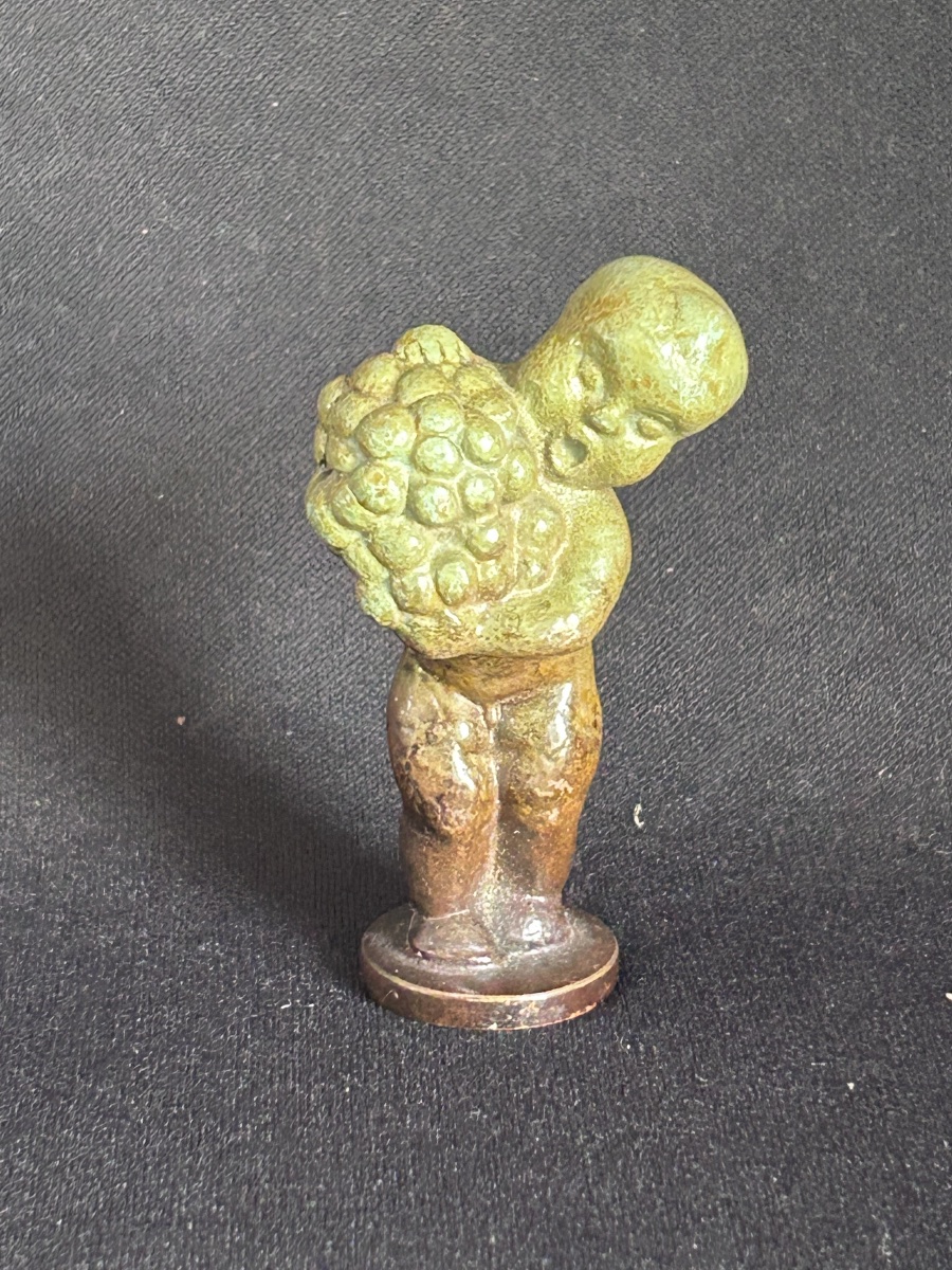 19th-century Patinated Bronze Seal -photo-5