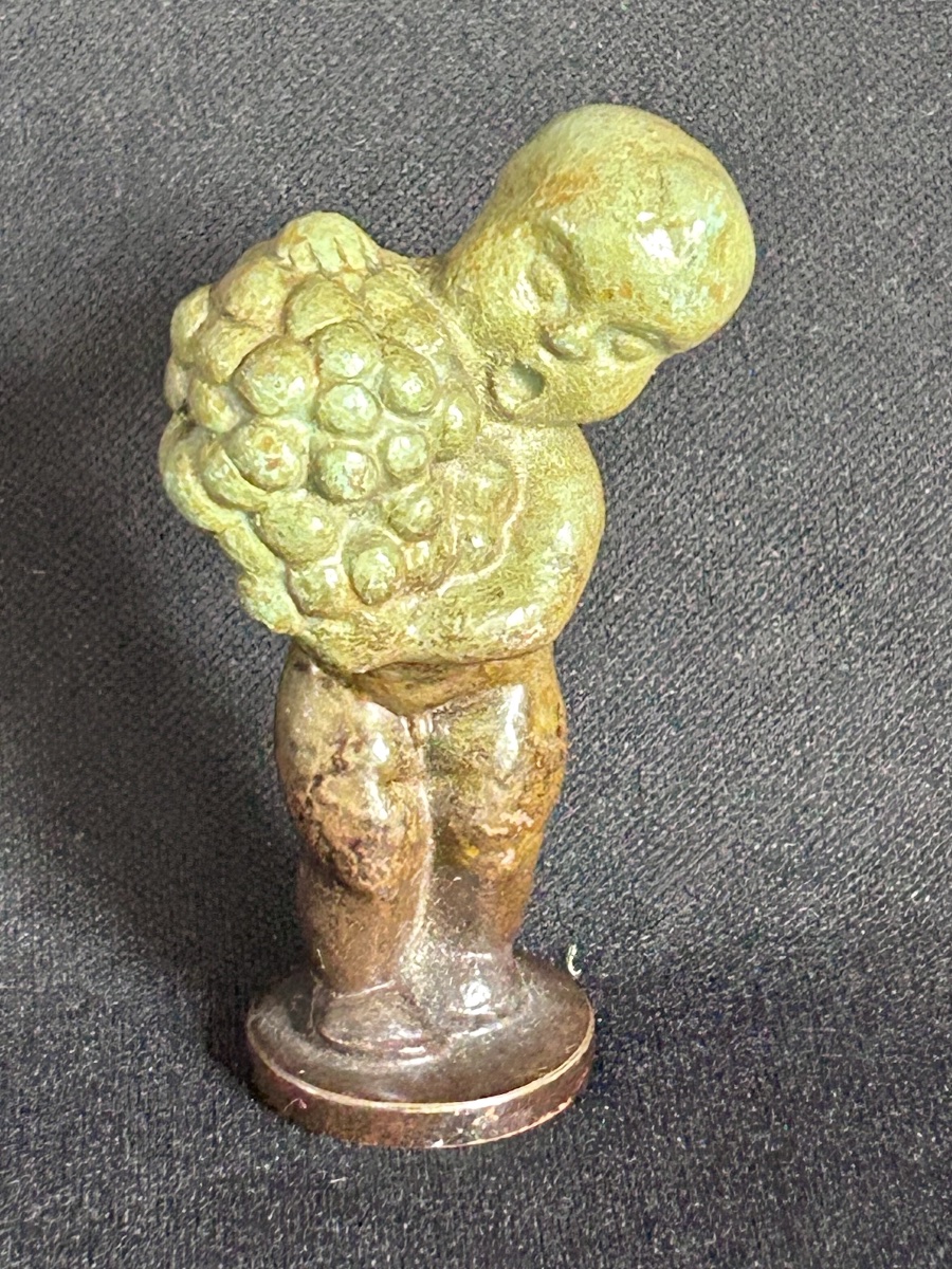 19th-century Patinated Bronze Seal 