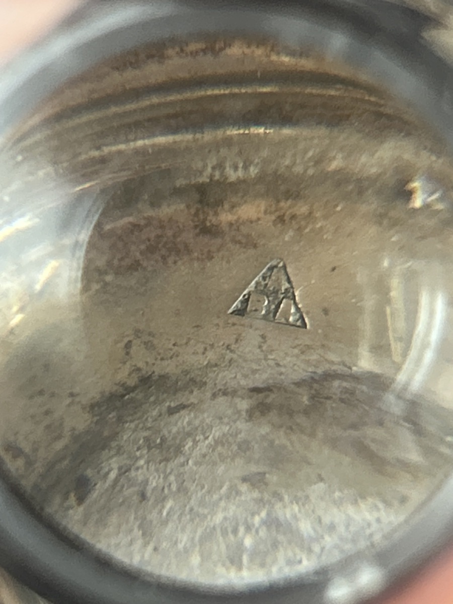 Candélabre de table en argent massif à 5 bras de lumière -photo-2