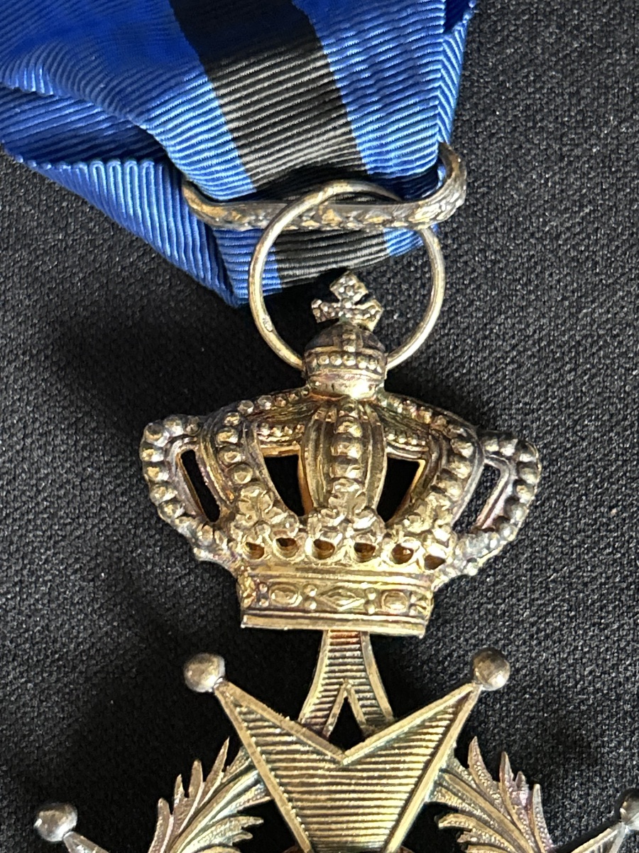 Médaille de Chevalier de l’ordre de Léopold II-photo-3