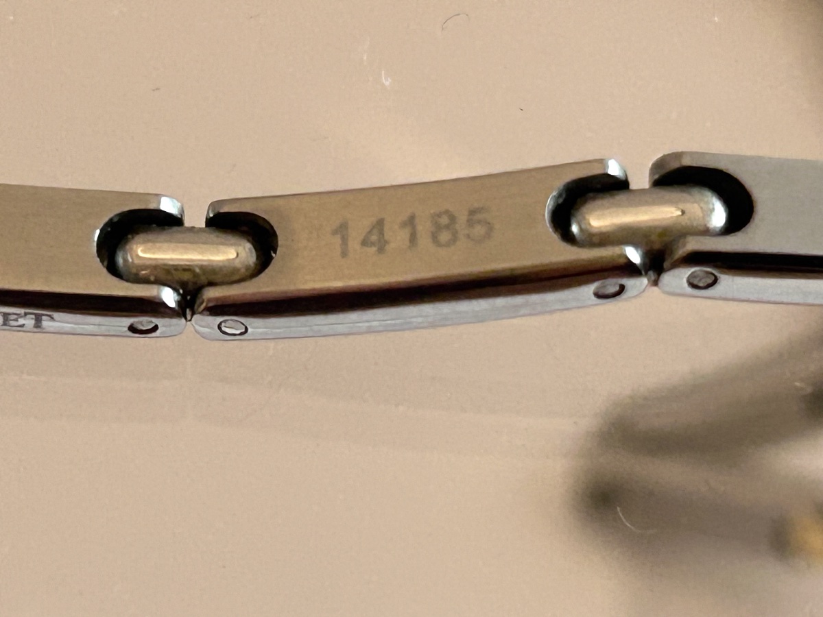 Collier en or 18 carats et acier maison Pequinet -photo-1