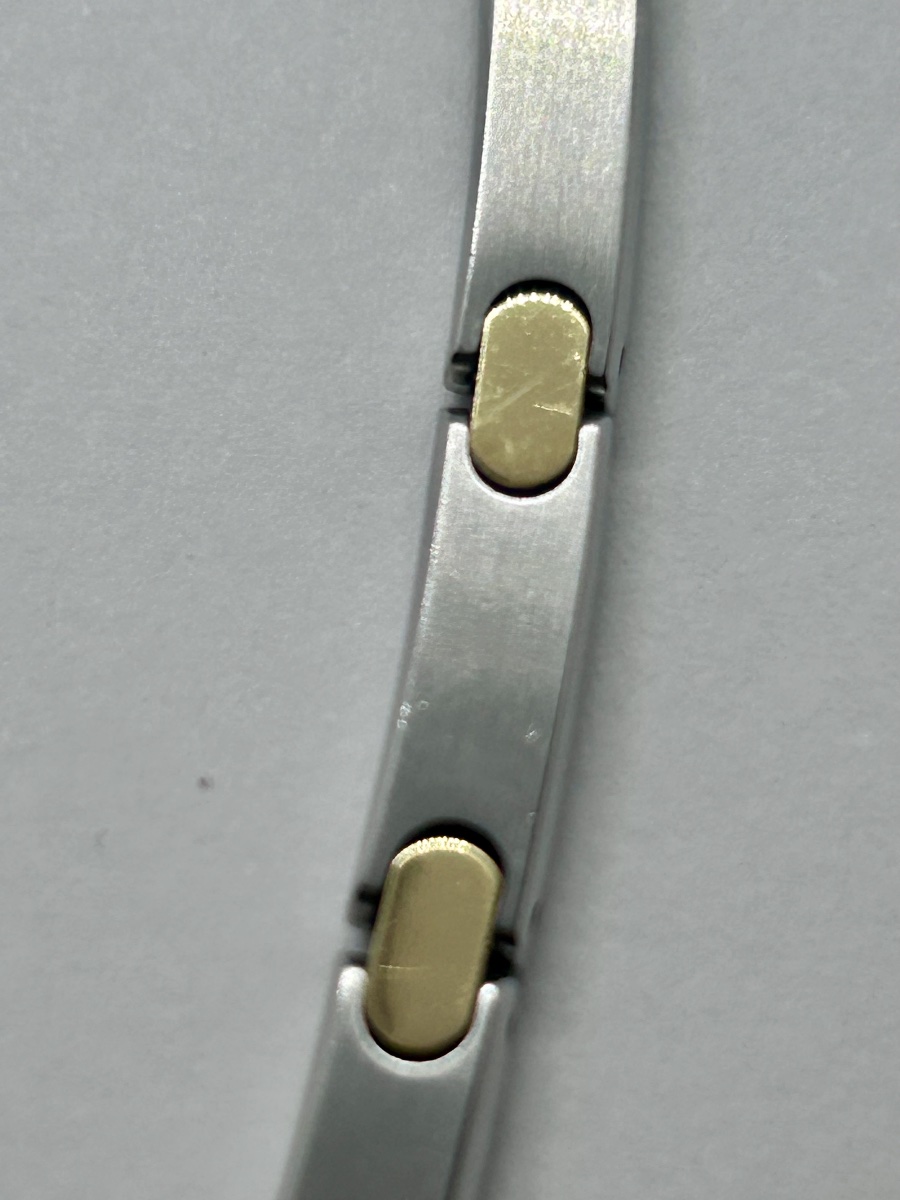 Collier en or 18 carats et acier maison Pequinet -photo-8