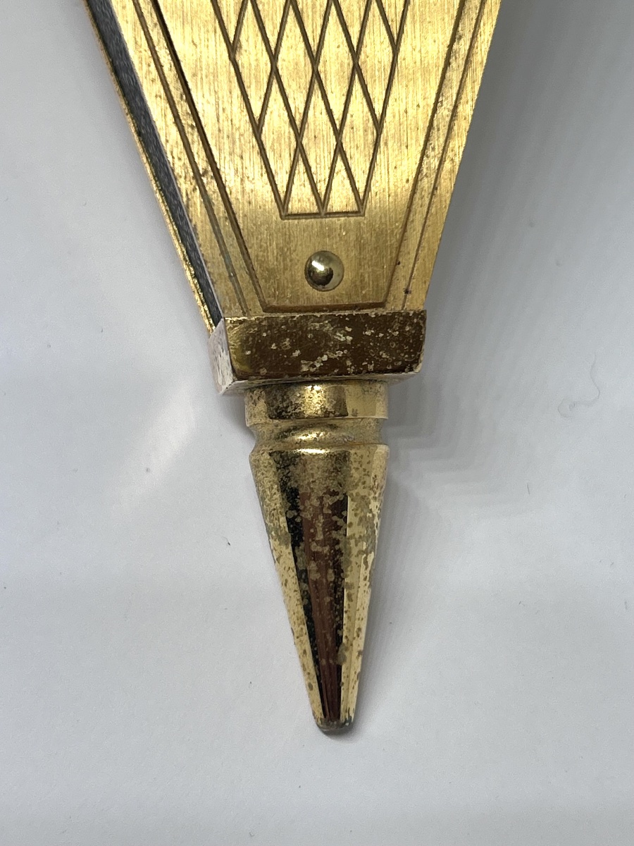 Jaeger-lecoultre Table Clock Shaped Like A Bellows With Gold-plated Latin Lettering -photo-8
