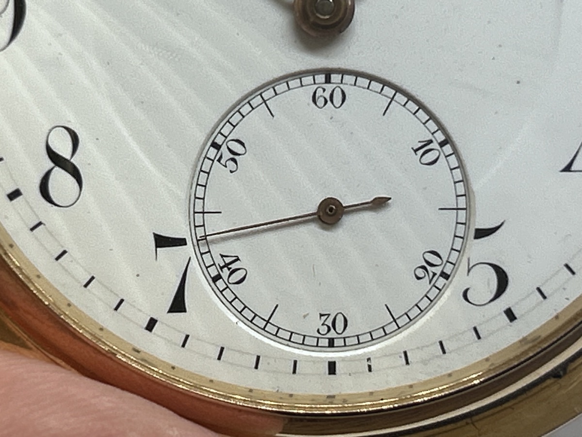 Iwc Schaffhausen 14-karat Gold Pocket Watch-photo-4