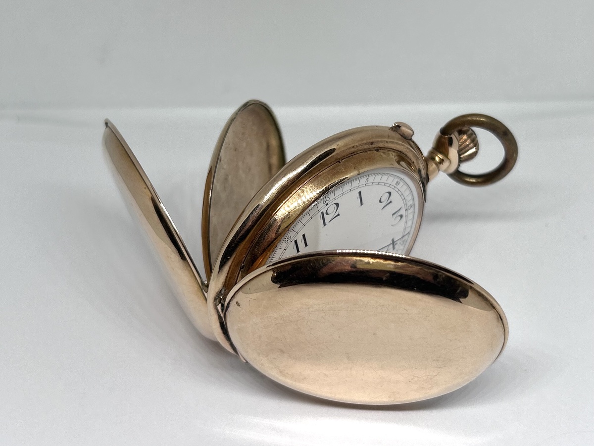 Gold Pocket Watch With Hour And Quarter-hour Repeater And Chronograph-photo-3