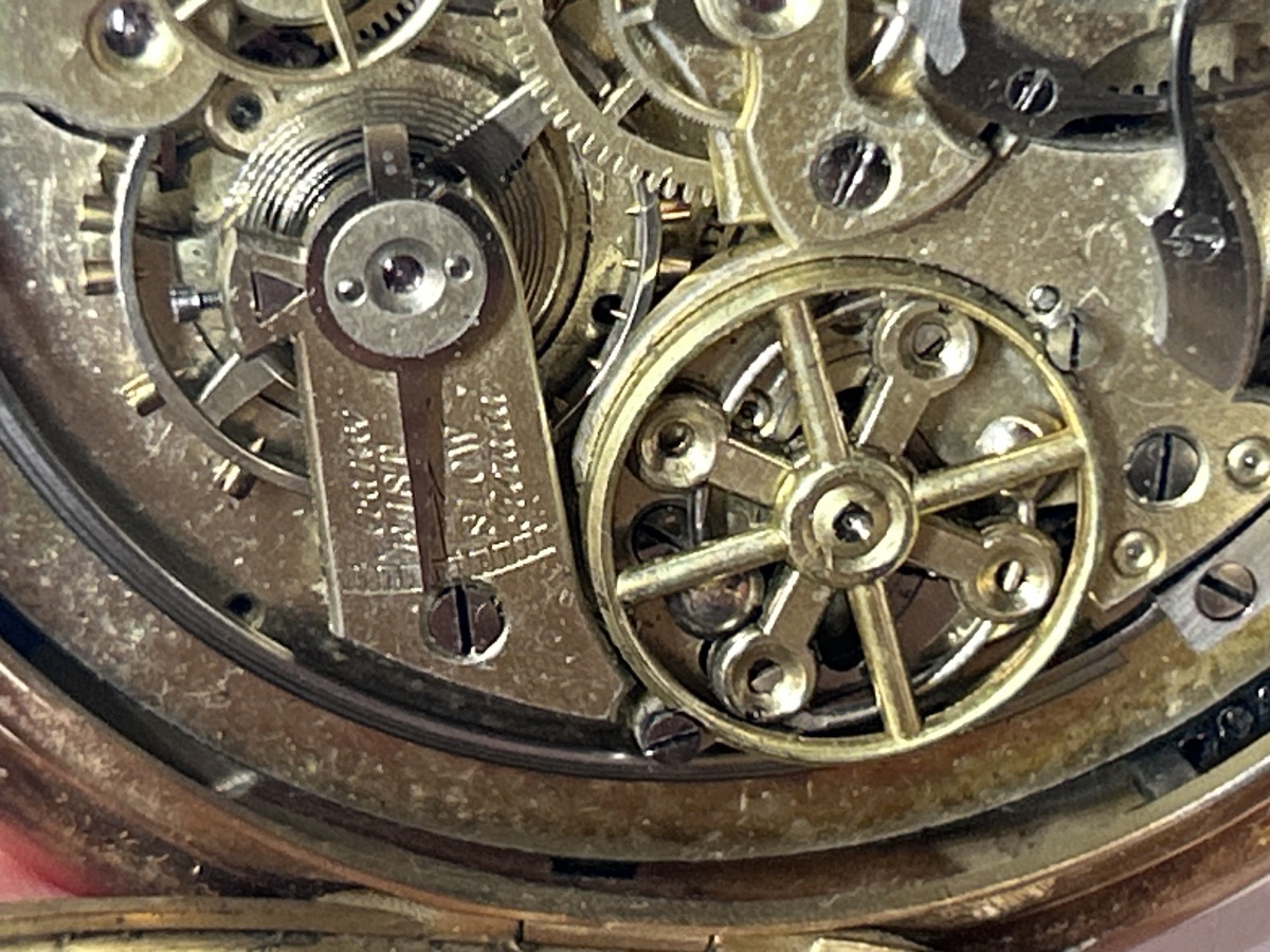 Gold Pocket Watch With Hour And Quarter-hour Repeater And Chronograph-photo-4